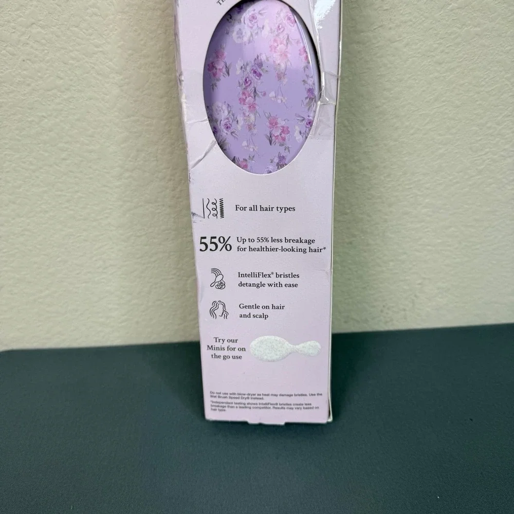 LoveShackFancy x Target – WetBrush Purple Floral Original Detangler Brush